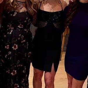 Sequin Black dress